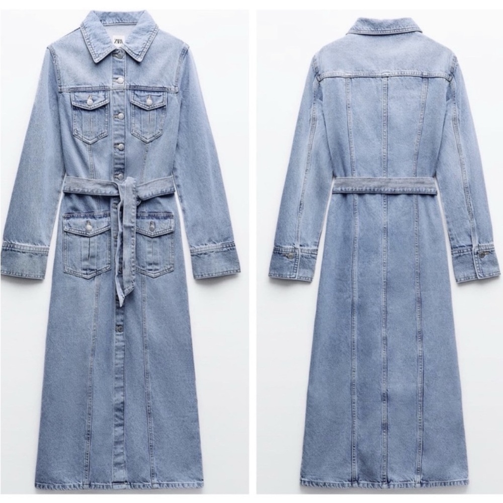 Zara denim dress NWT